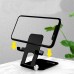 Siyah renkli katlanabilir alüminyum masaüstü telefon tablet standı