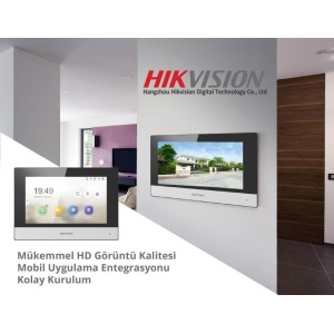 HIKVISION Villa Tipi IP Görüntülü İnterkom (Diafon) Kapı Telefon Seti